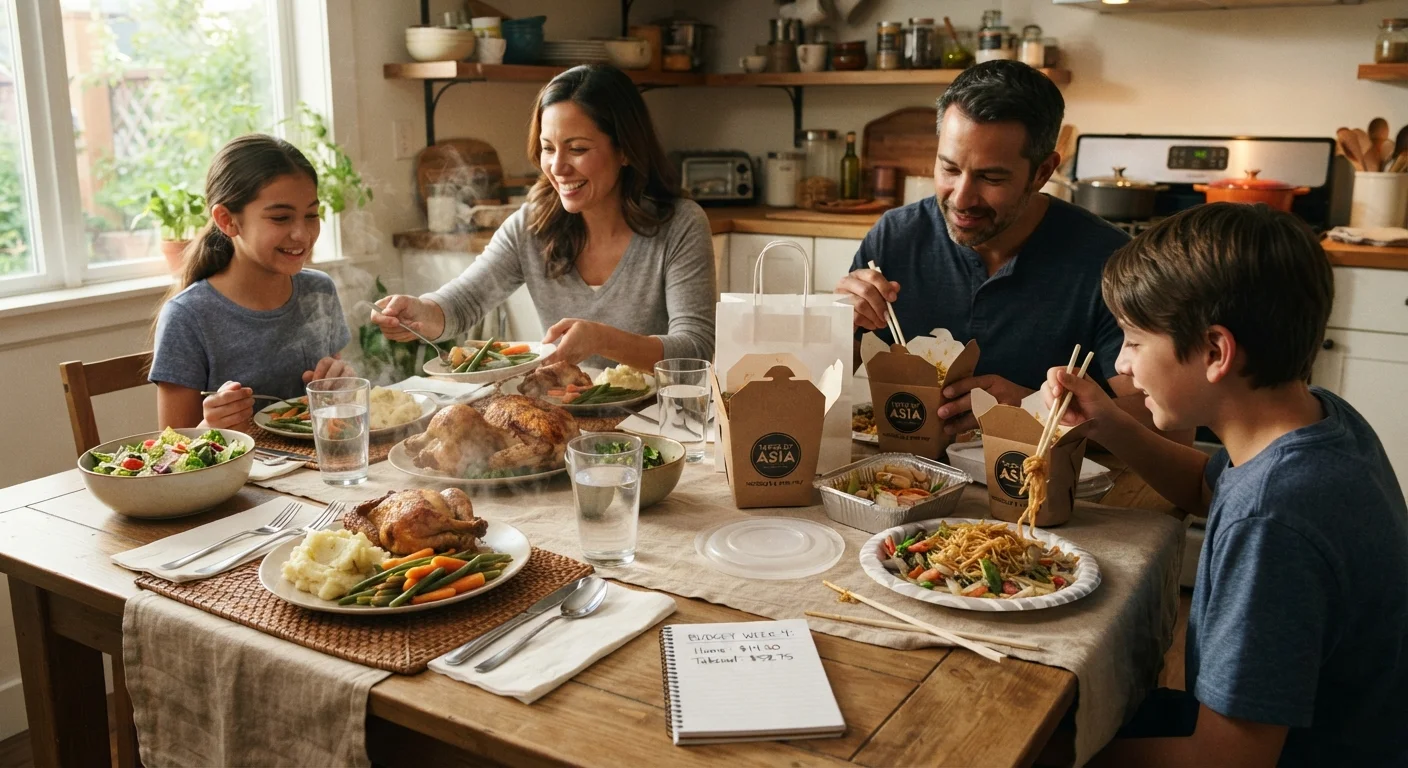 The Real Cost of Takeout vs. Home Cooking for a Family of Four